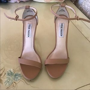 STEVE MADDEN STECY HEEL-NUDE